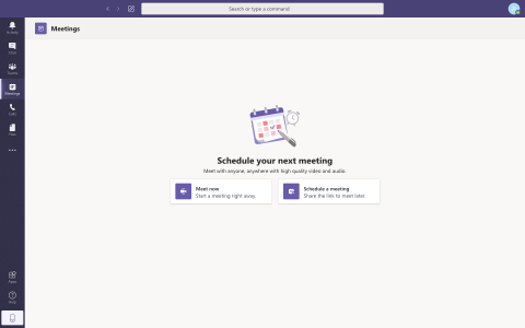 如何在免费版 Microsoft Teams 中开始视频会议