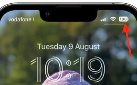 iOS 16：如何在状态栏中显示 iPhone 电池百分比