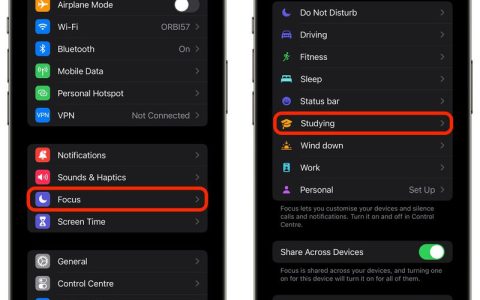 怎么在 iOS 16 的专注模式限制 Safari 选项卡组？