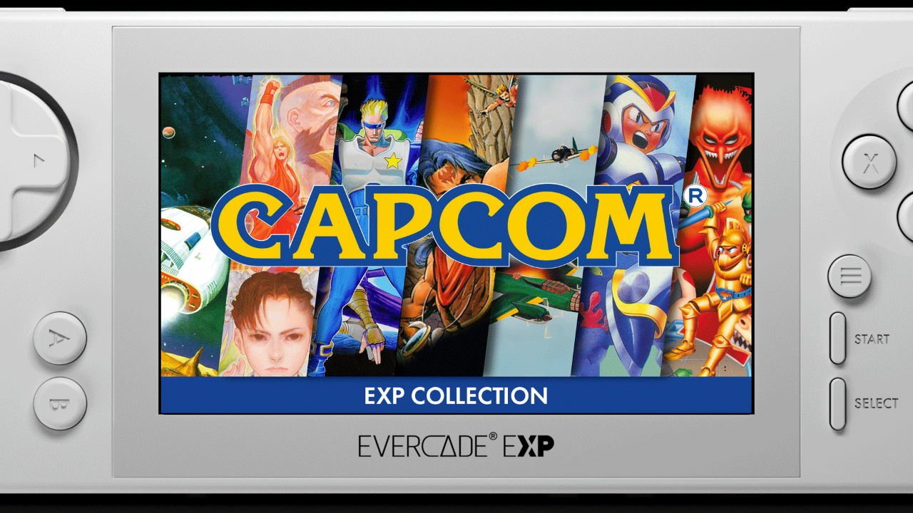 Evercade的EXP游戏掌机将包括18款Capcom 游戏