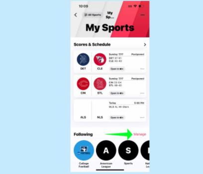 怎么在iOS 16新闻应用程序上设置My Sports