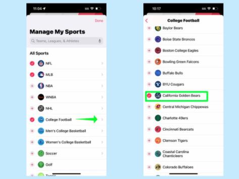怎么在iOS 16新闻应用程序上设置My Sports