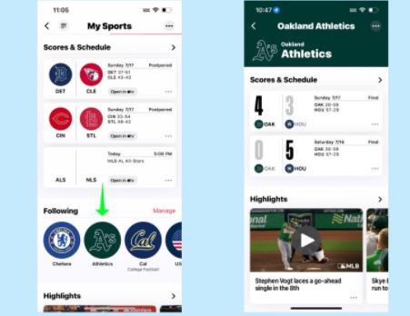 怎么在iOS 16新闻应用程序上设置My Sports