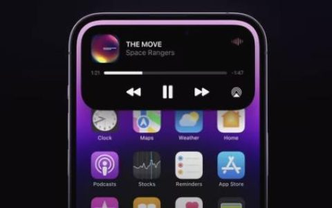 iphone14灵动岛功能，永远不会离开屏幕