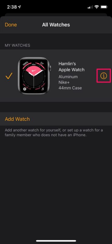 如何取消配对Apple Watch，3步取消苹果手表配对