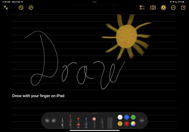 当iPad不让你用手指写字时，怎么用手指在iPad上书写