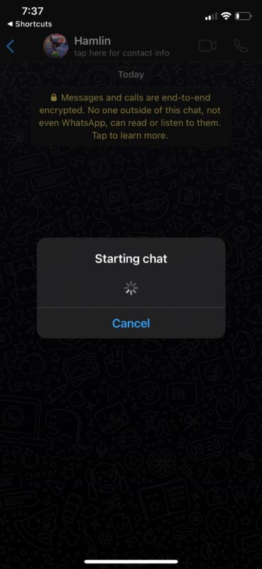 iPhone和iPad，如何将WhatsApp消息发送到未保存的联系号码