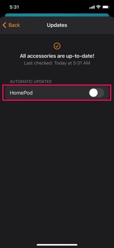 不喜欢新版本？怎么在HomePod Mini上禁用自动更新