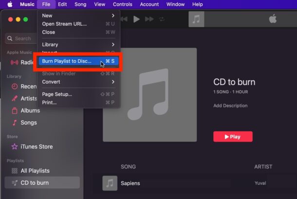 如何在Mac电脑上刻录音乐/音频CD
