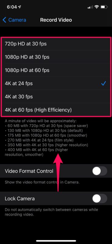 如何更改iPhone相机帧率，苹果手机更改视频帧率方法