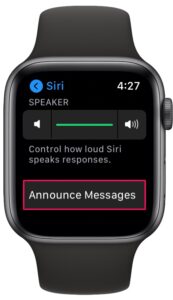 如何在Apple Watch上使用Siri播报消息