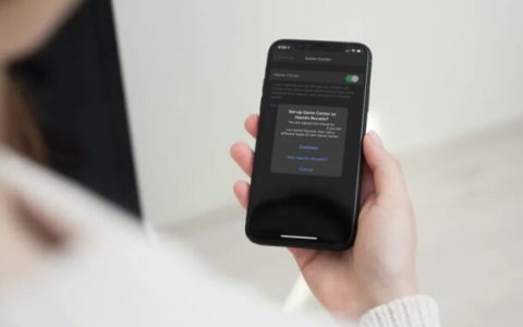 iPhone在Game Center中设置多个玩家帐户