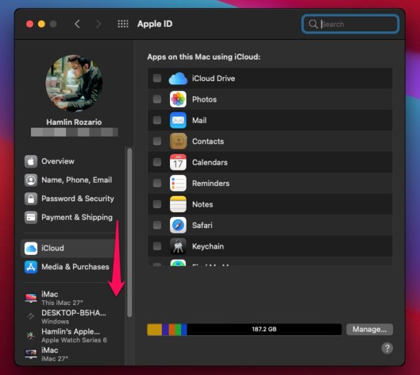 怎么在Mac电脑Apple ID中删除旧iPhone、iPad