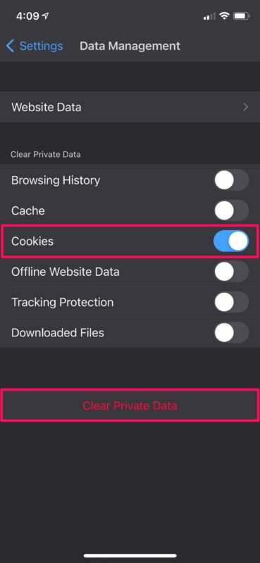 如何清除Firefox或Opera上的Cookie（苹果iPhone、iPad适用）