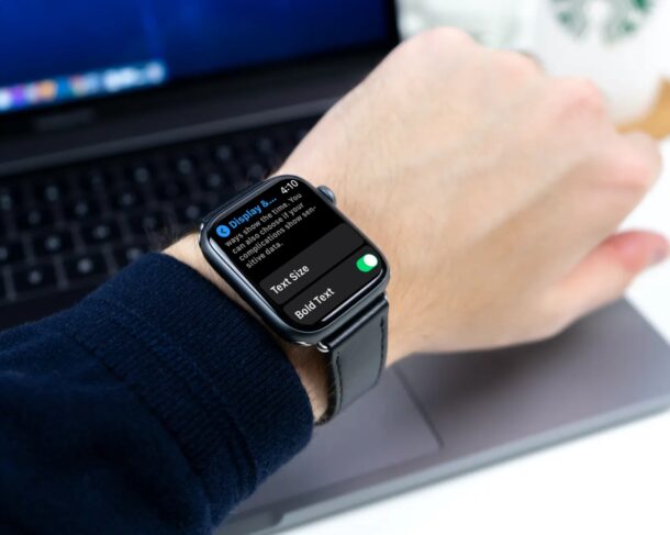 苹果手表字体大小怎么设置，apple watch调字体大小方法