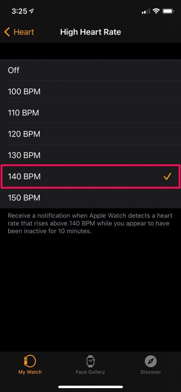 如何设置Apple Watch通知高心率