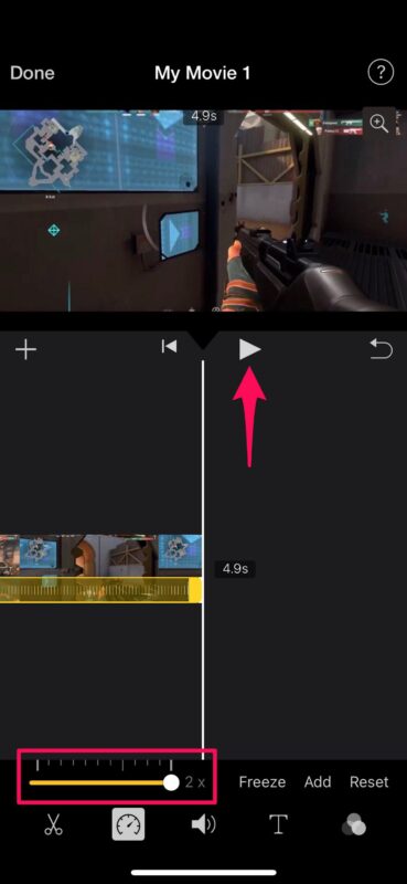 如何使用iMovie加快和减慢iPhone上的视频速度