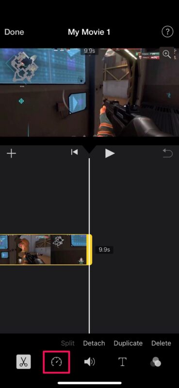 如何使用iMovie加快和减慢iPhone上的视频速度
