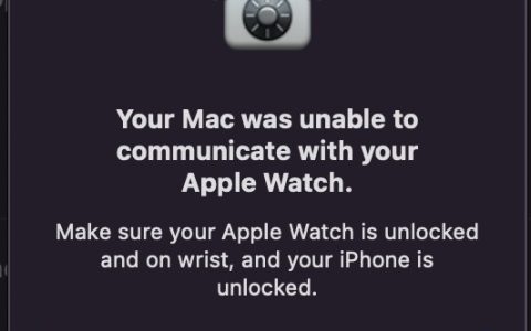 为什么MacBook无法与Apple Watch连接？最新修复教程