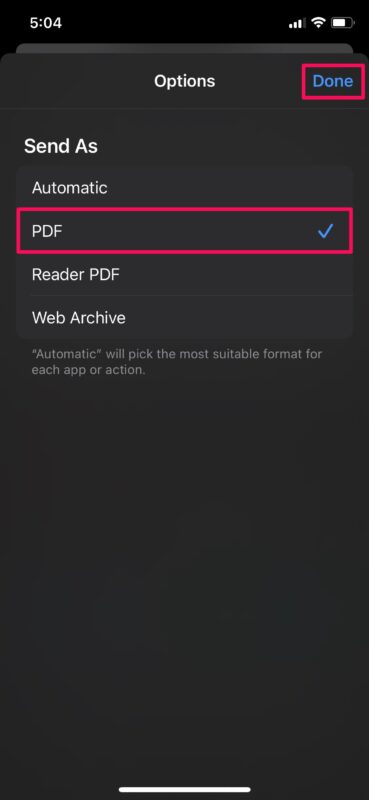 Safari将网页另存为PDF（iPhone和iPad网页保存PDF格式）