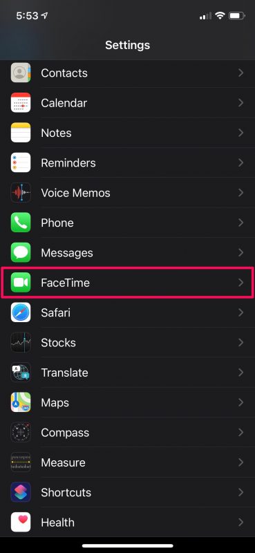 如何在iPhone/iPad上禁用FaceTime