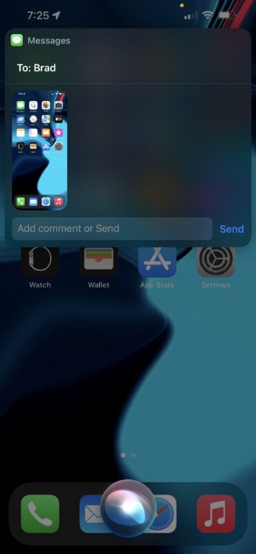如何使用Siri拍摄和分享iPhone，iPad屏幕截图