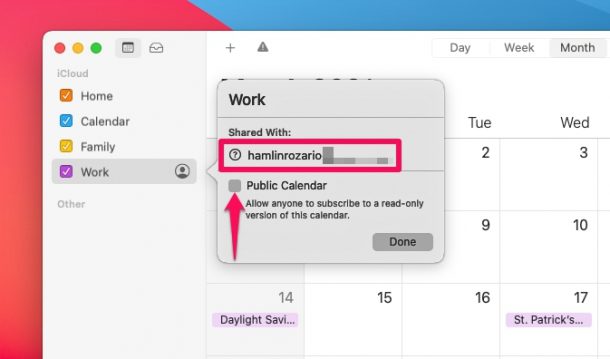 [苹果教程]如何在Mac电脑上停止共享日历