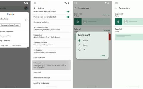 Google Messages“滑动操作”：它们是什么以及如何更改它们