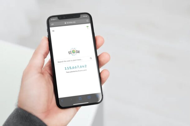 如何将Ecosia设置为iPhone和iPad上的默认搜索引擎