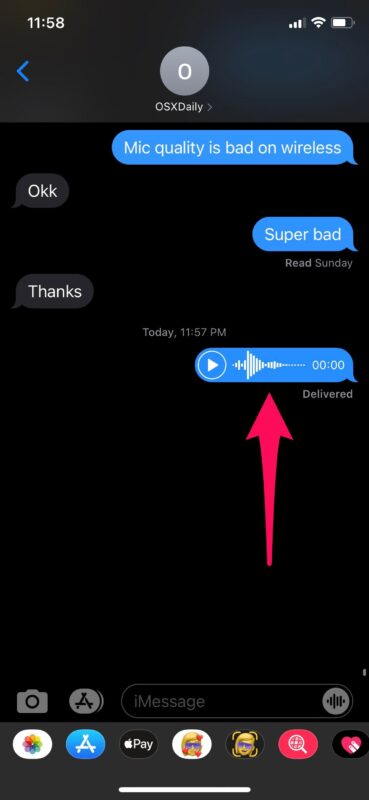 如何从iPhone使用Siri发送音频信息