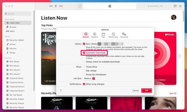 如何在Mac上启用音乐自动下载，Apple Music使用教程