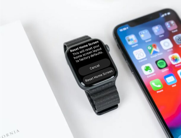 苹果手表桌面图标怎么更改，Apple Watch上重置主屏幕布局