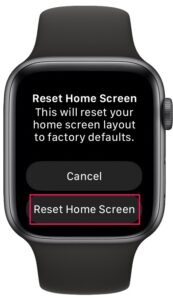 苹果手表桌面图标怎么更改，Apple Watch上重置主屏幕布局