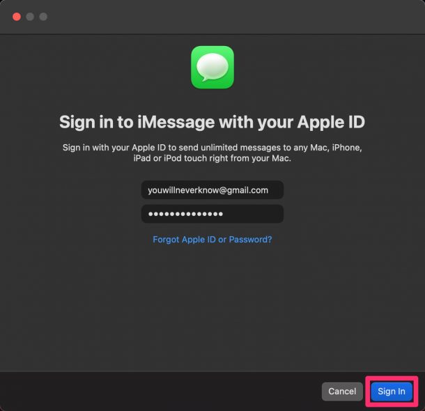 如何在Mac电脑上更改iMessage Apple ID