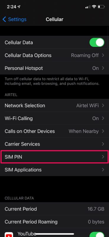 如何在iPhone上使用PIN码锁定SIM卡（苹果sim卡锁定pin码设置）