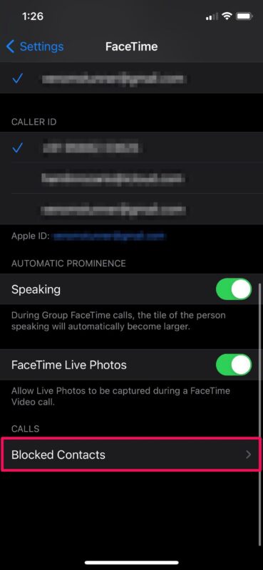 如何在 iPhone 和 iPad 上解除对 FaceTime 通话的阻止