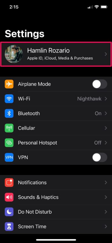 如何在iPhone和iPad上切换Apple ID/iCloud帐户