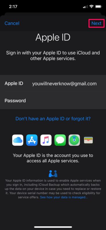 如何在iPhone和iPad上切换Apple ID/iCloud帐户