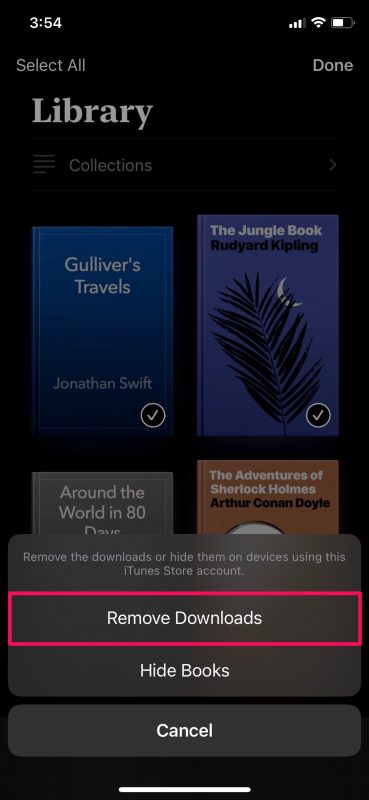 如何在iPhone和iPad上删除已下载的书籍和有声读物