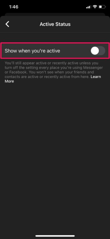 [苹果手机]如何在Facebook Messenger上隐藏活动状态