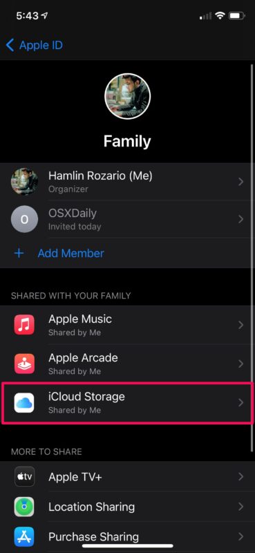 iPhone怎么共享iCloud储存空间? iPad与家人共享iCloud方法