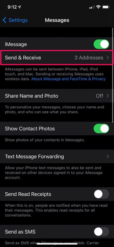 怎么在iPhone上将iMessage从电子邮件更改为电话号码？