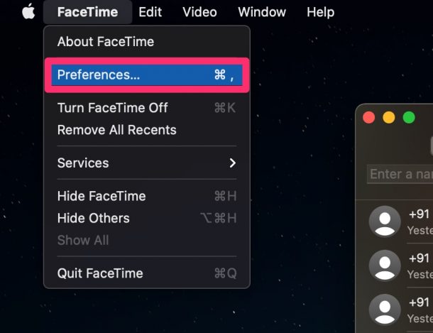 如何在Mac上更改FaceTime来电显示，苹果电脑FaceTime设置教程