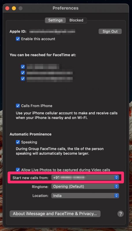 如何在Mac上更改FaceTime来电显示，苹果电脑FaceTime设置教程