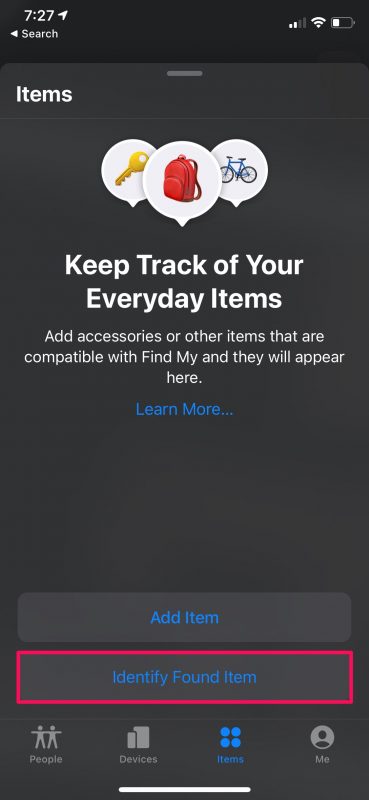 找到丢失的AirTag？使用iPhone手机查找AirTag联系信息