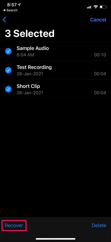 如何找回已删除的语音备忘录（方法适用iPhone或iPad）