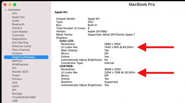 如何在Mac上查看显示刷新率（苹果笔记本检测显示器刷新率设置）