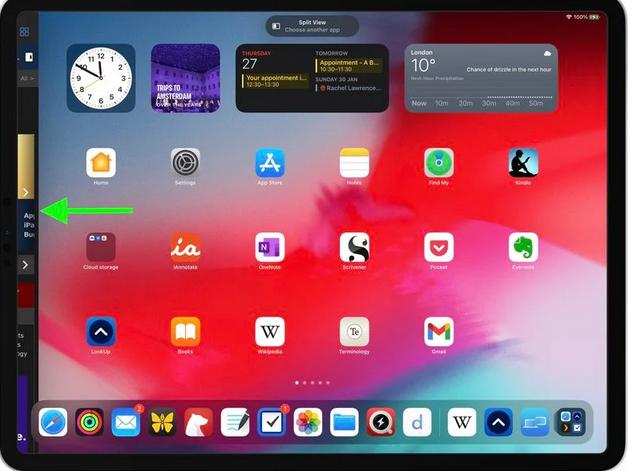 iPad分屏功能怎么用，在iPad上使用分屏多任务处理