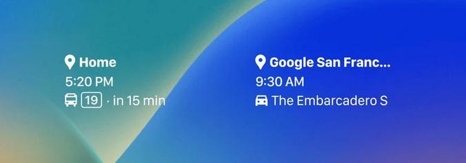 苹果iOS16新锁屏小部件推出，谷歌应用的五个小部件
