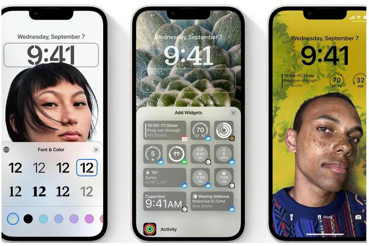 如何在iPhone锁屏和主屏幕上设置不同的壁纸（iOS16）